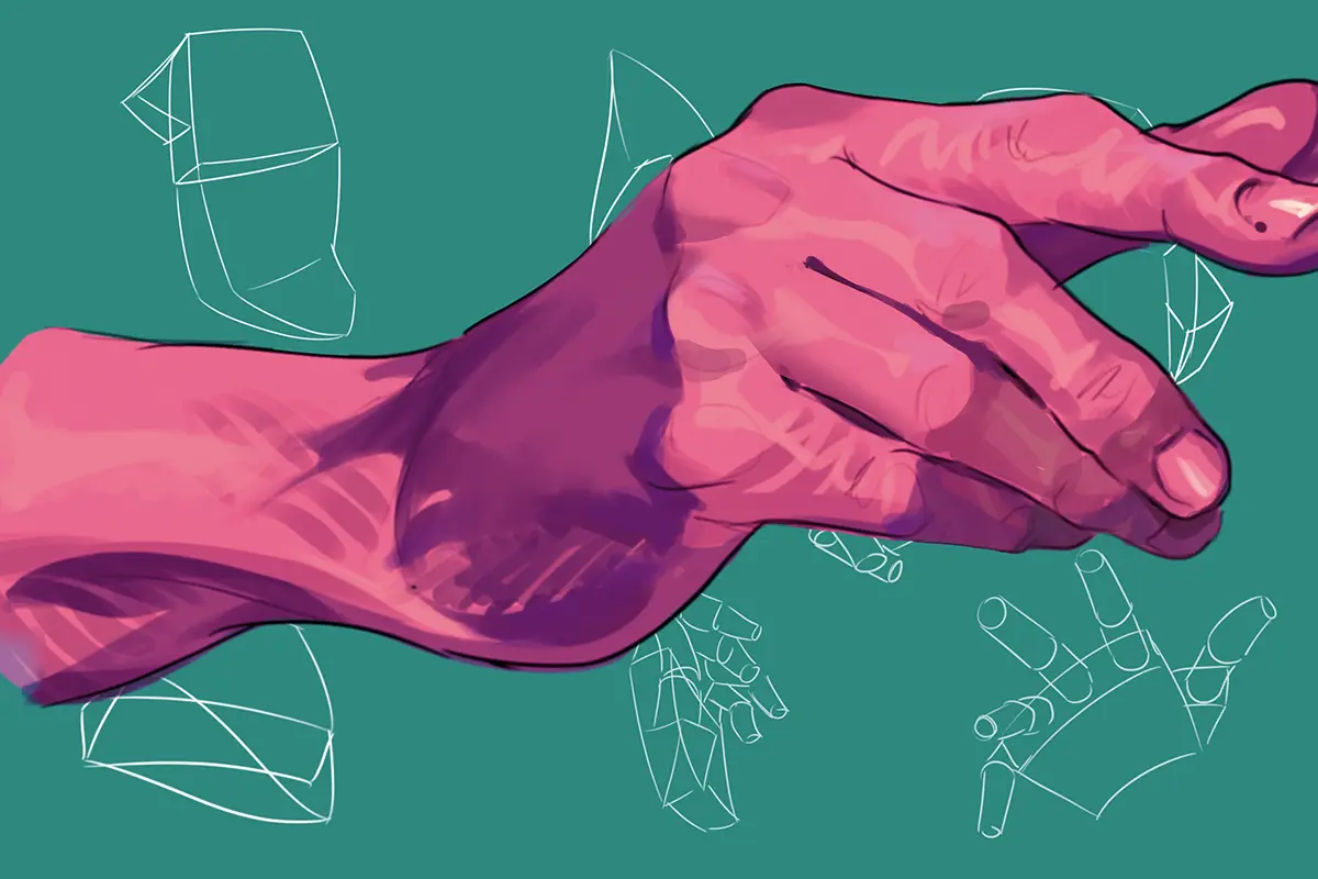 Como Desenhar Mãos para Iniciantes: 4 Passos Simples